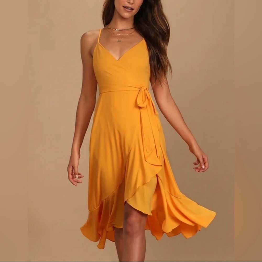 Lulu’s Manhattan Moment Yellow Dress